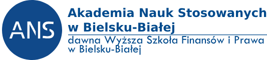 Logo Akademia Nauk Stosowanych w Bielsku-Białej